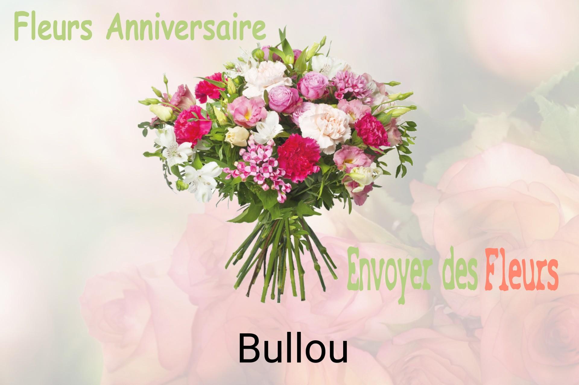 Bouquet de fleurs d’anniversaire livré à Bullou